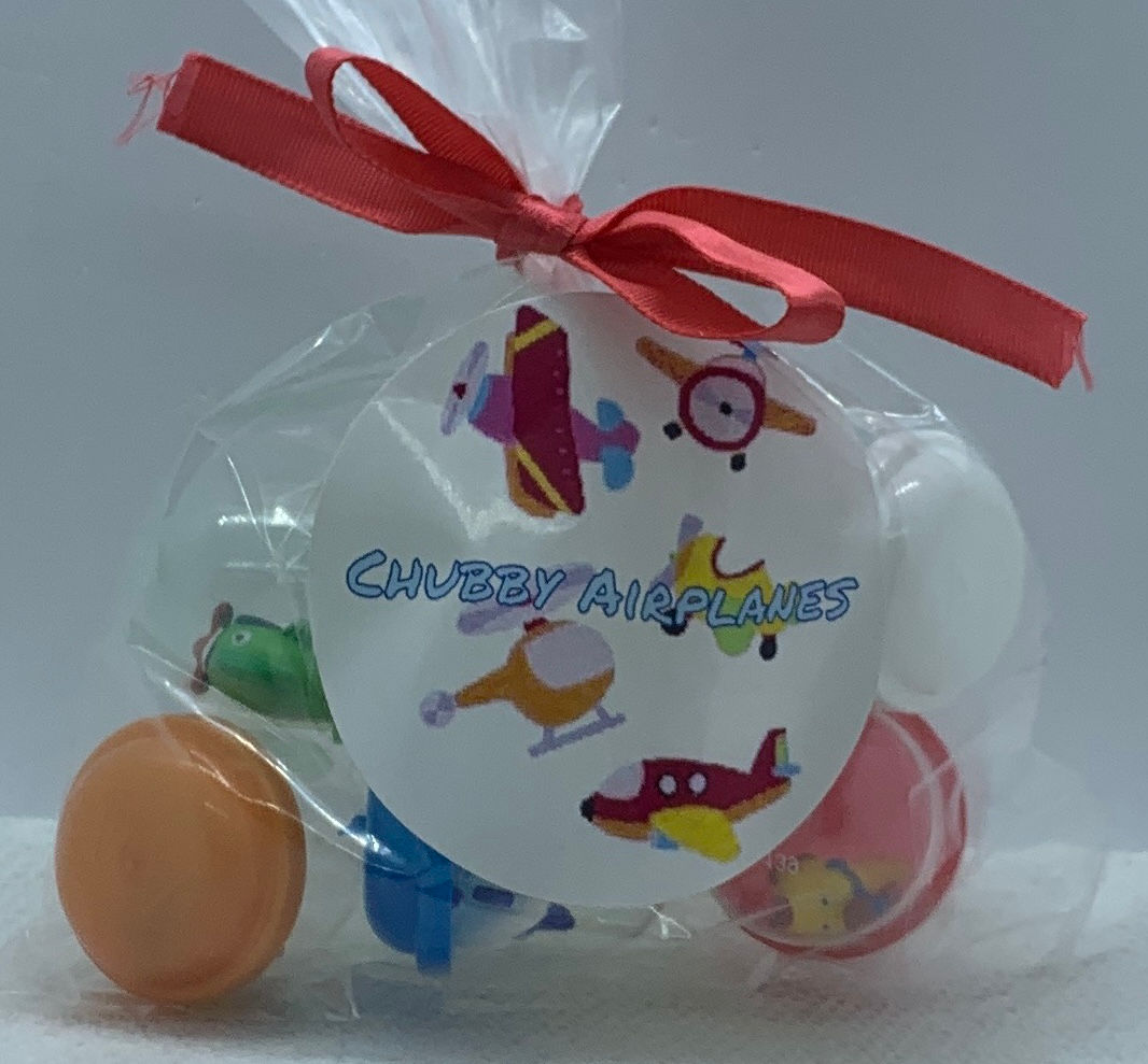 Chubby Airplane Toys - Set of 6