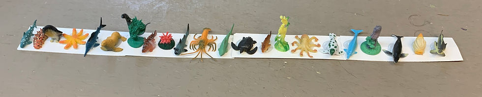 Thumbnail: Sea Creatures XL 6 oz Bath Bomb Gift Set - Ginger Peach