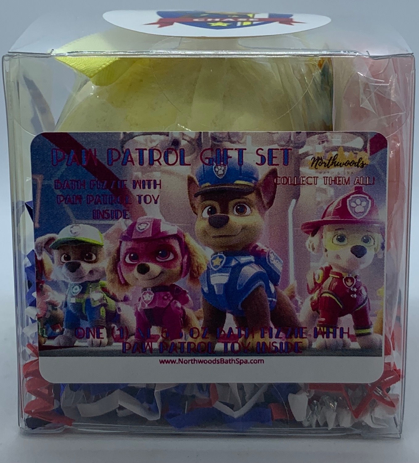 “Chase” Paw Patrol XL 5.5 oz Bath Bomb Gift Set (Monkey Farts)