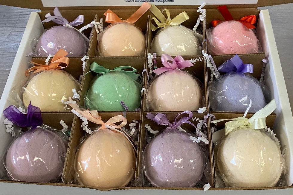Thumbnail: Large 5.5 oz Happy Easter 12-pack Bath Bomb Gift Set