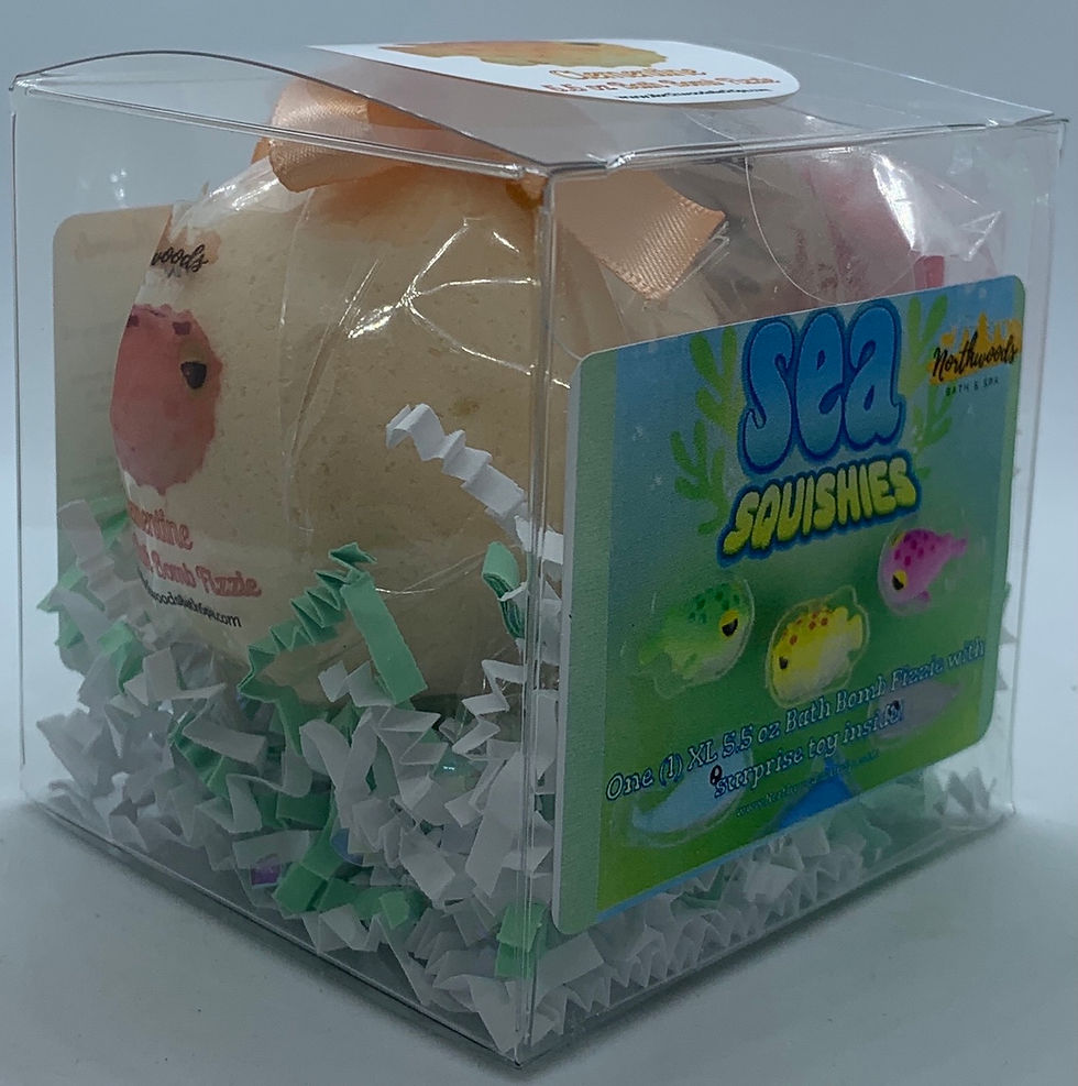 Thumbnail: Sea Squishies (Clementine) 5.5 oz Bath Bomb Gift Set