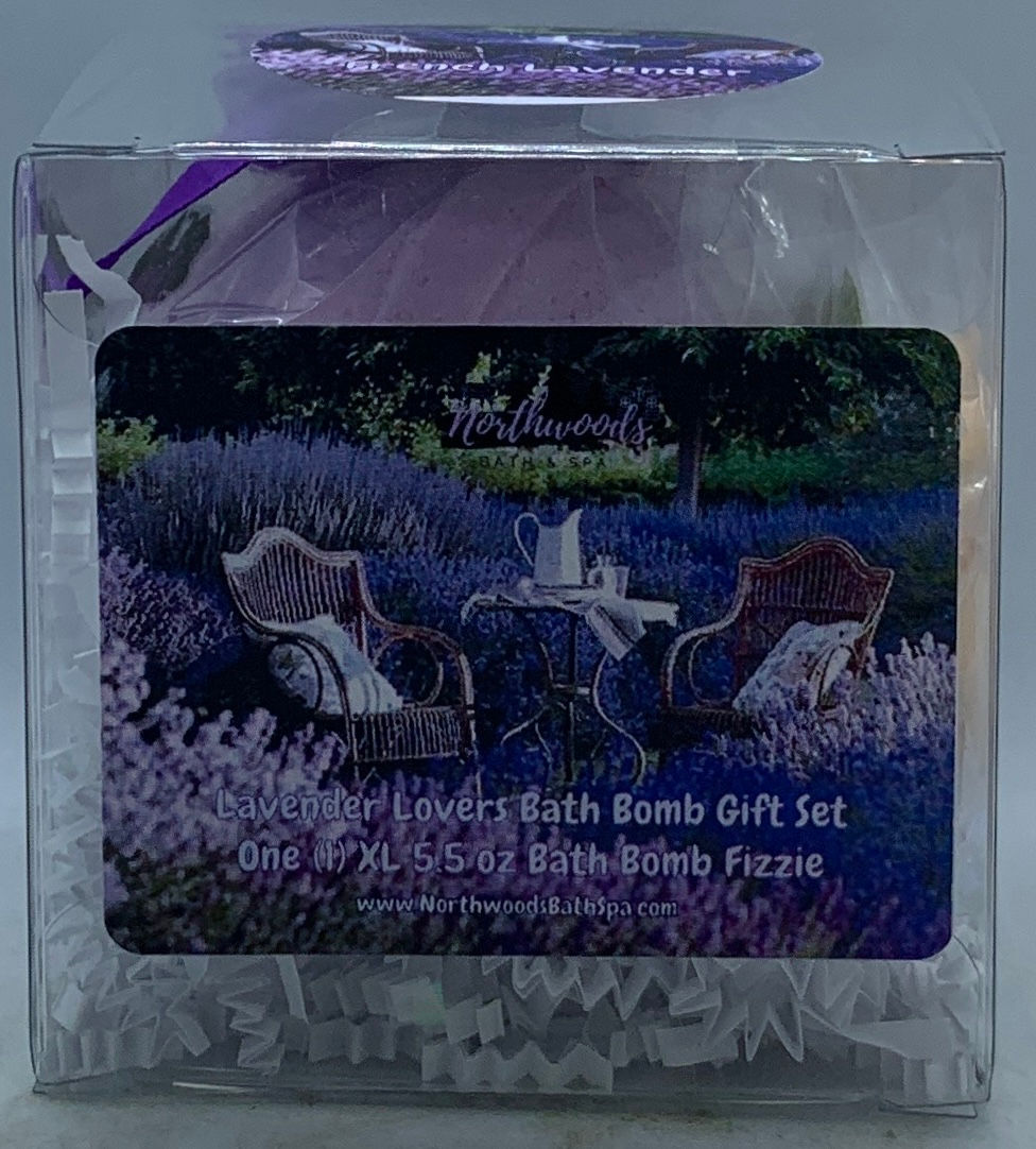 Lavender Lovers (French Lavender) 5.5 oz Bath Bomb Gift Set