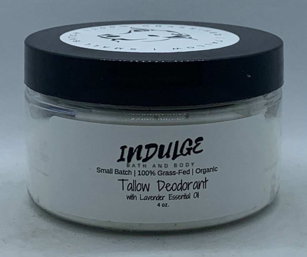 Tallow Deodorant with Lavender Essential Oil - 4 oz