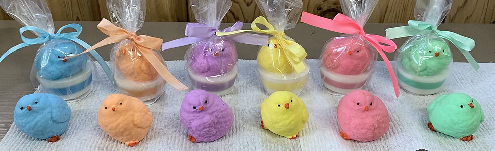 Thumbnail: Squishy Chicks Toys - Set of 6