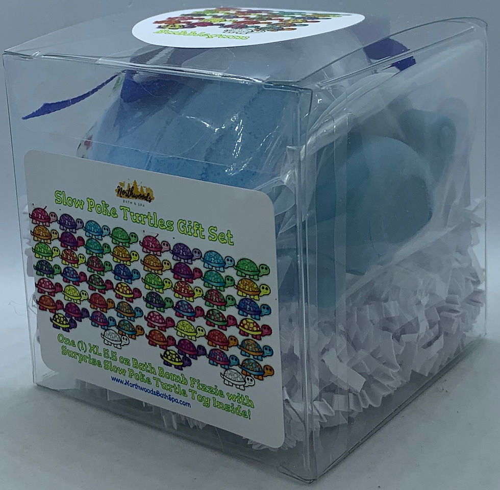 Thumbnail: Slow Poke Turtles (Bubblegum) 5.5 oz Bath Bomb Gift Set