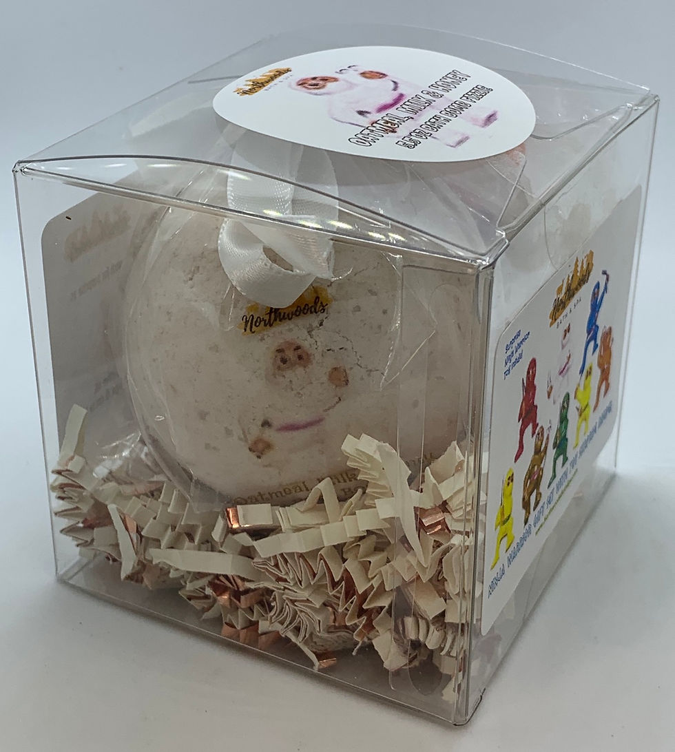 Thumbnail: Ninja Warriors (Oatmeal, Milk & Honey) 5.5 oz Bath Bomb Gift Set
