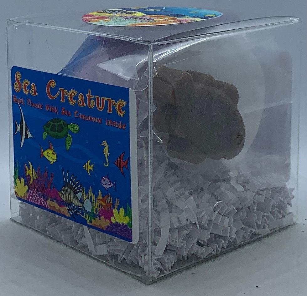Thumbnail: Sea Creatures XL 6 oz Bath Bomb Gift Set - Grape Soda Pop