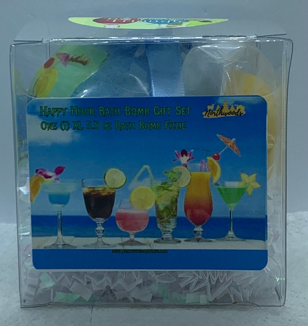 Happy Hour (Bermuda Triangle) 5.5 oz Bath Bomb Gift Set