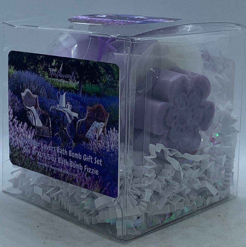 Thumbnail: Lavender Lovers (Lavender Luxury) 5.5 oz Bath Bomb Gift Set