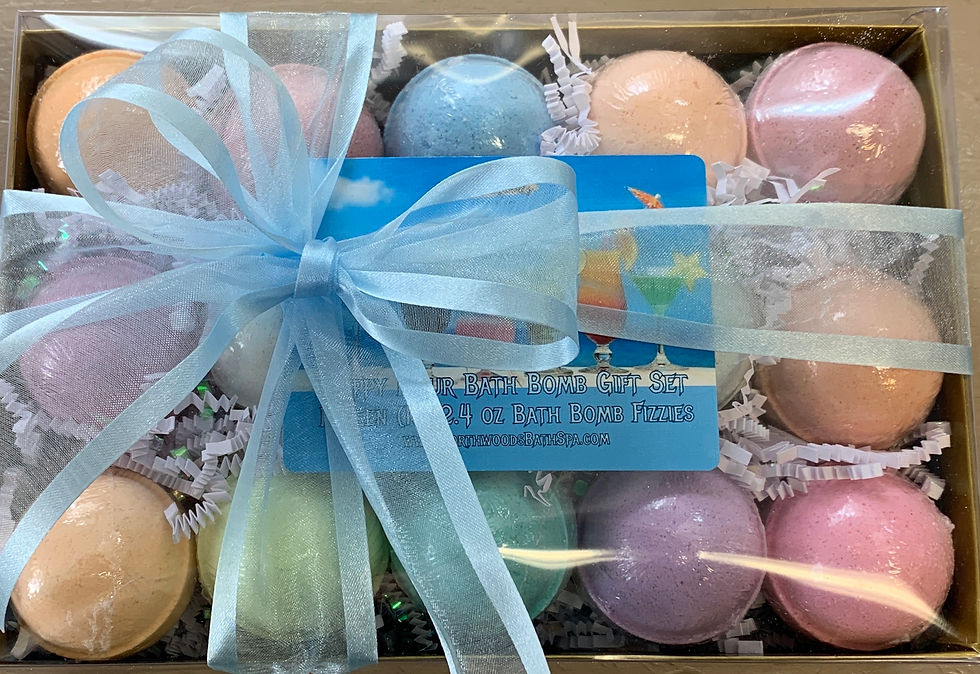 Thumbnail: Happy Hour 15-pack 2.4 oz Bath Bomb Gift Set "Sampler"
