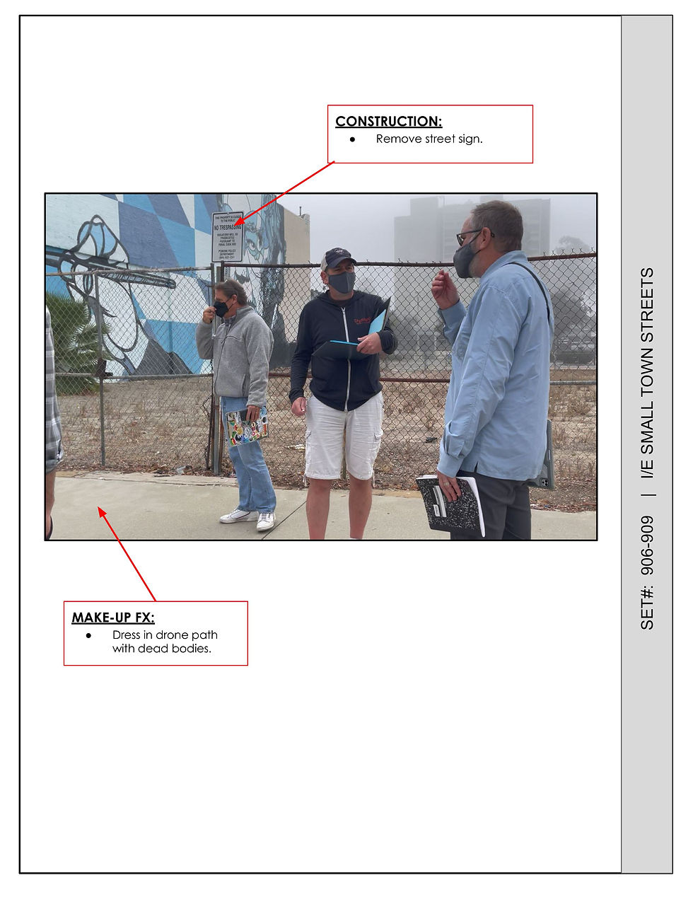 EXT MAIN STREET Work Notes