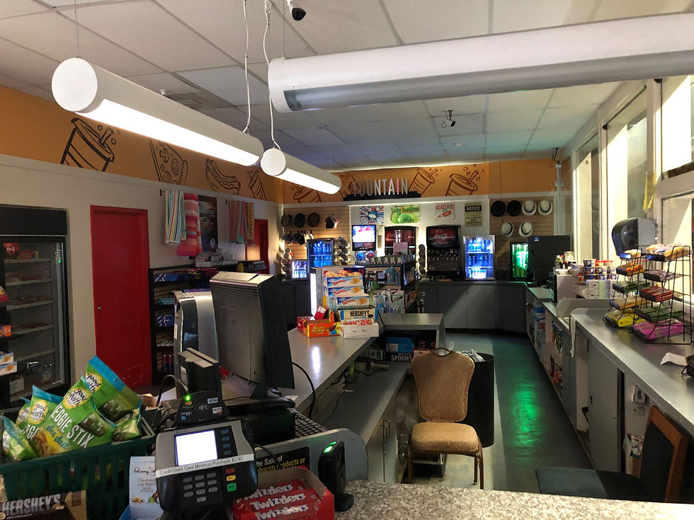 INT GAS STATION Set Photo