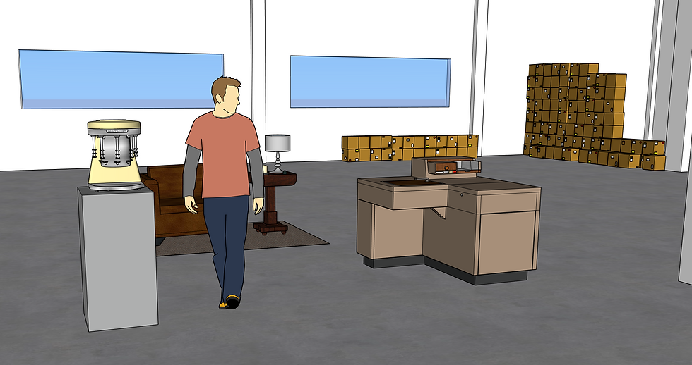 INT WAREHOUSE 3D Model