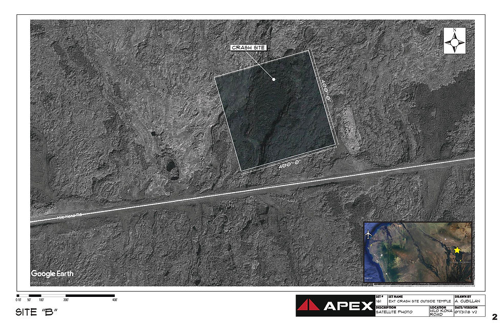 EXT HOLLOW EARTH CRASH SITE Director's Plan