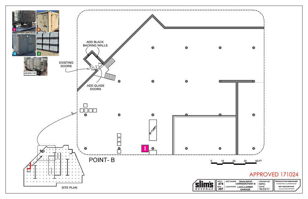 EXT TRAIN DEPOT CORRIDOR Directors Plan