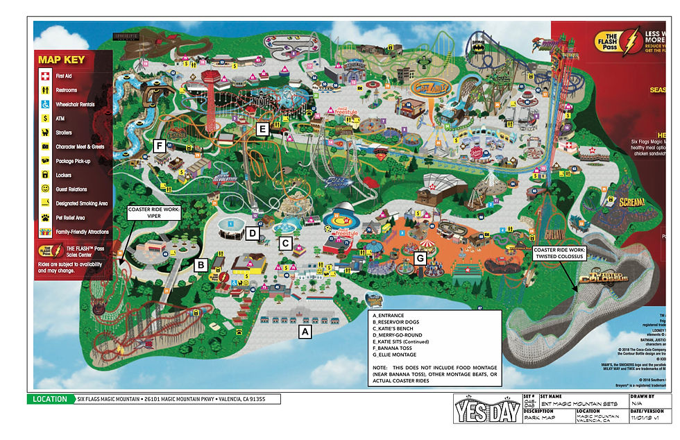 EXT MAGIC MOUNTAIN - Director's Plan map