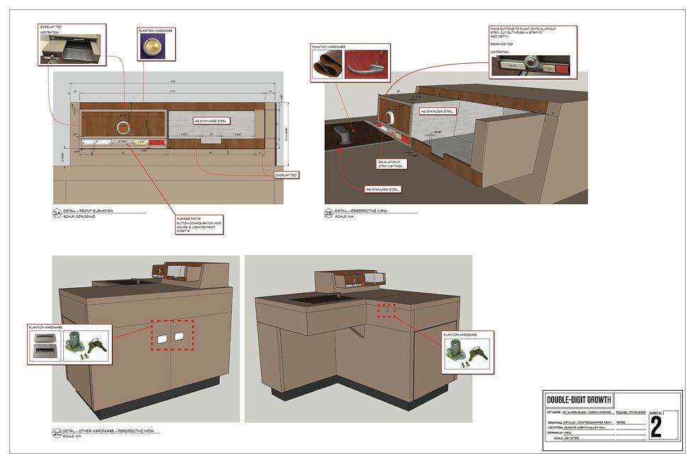 XEROX MACHINE Set Drawings