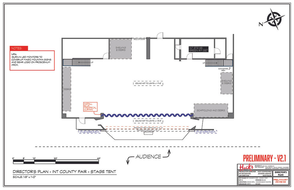 EXT COUNTY FAIR - STAGE TENT Directors Plan