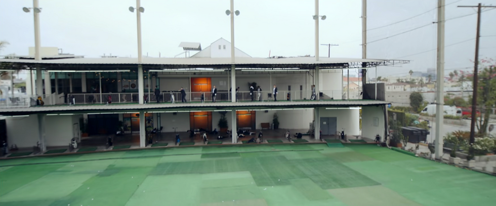 INT/EXT GOLF DRIVING RANGE Set Photo