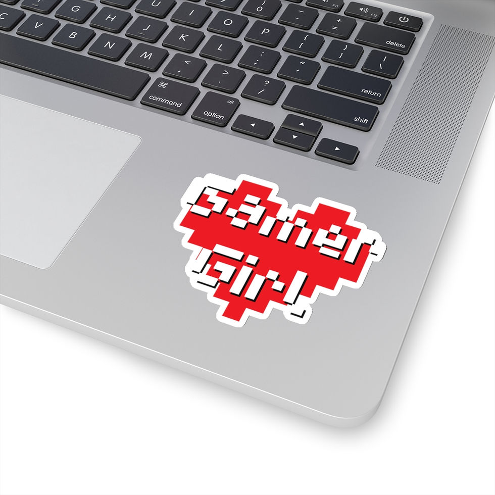Thumbnail: Gamer Girl Kiss-Cut Stickers