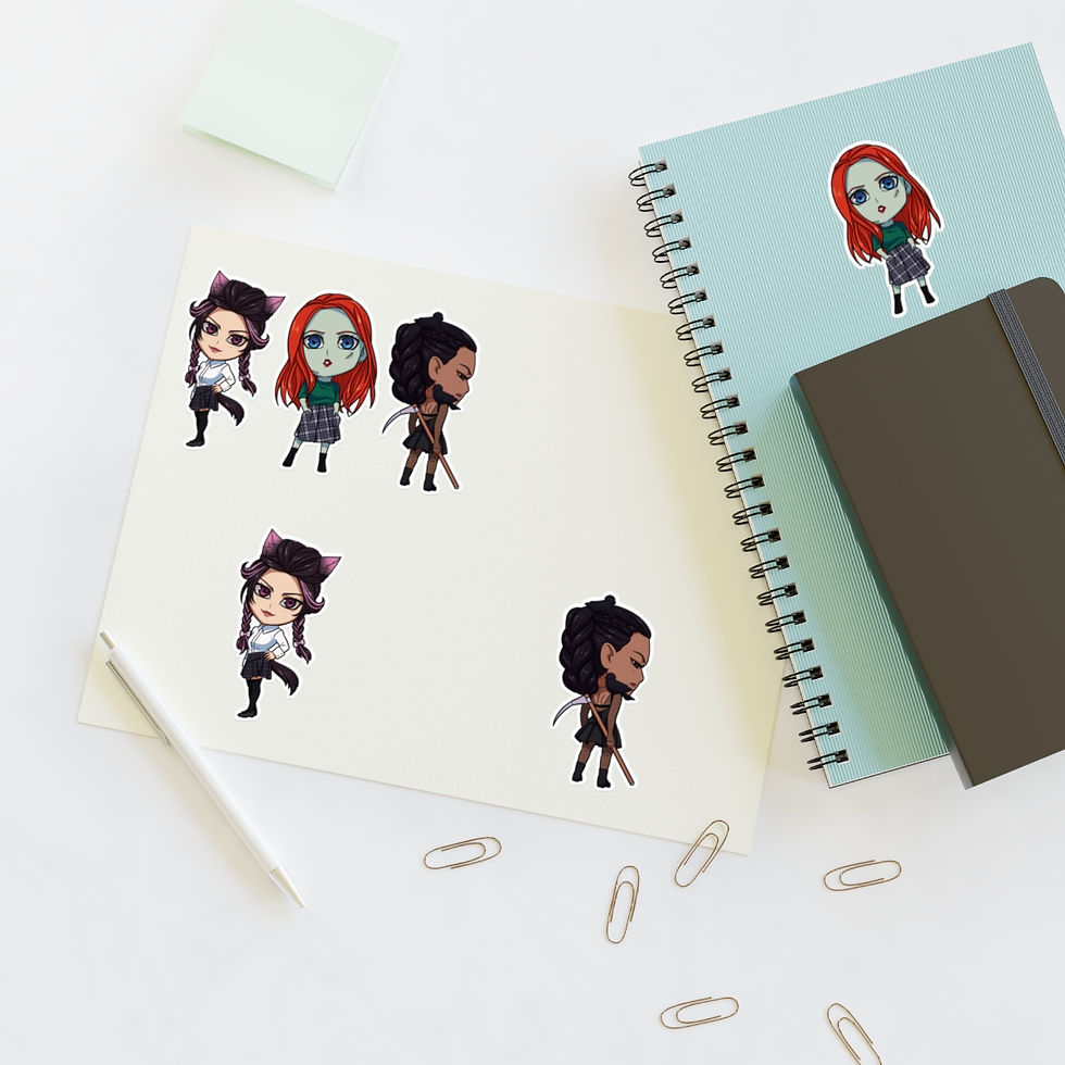 Thumbnail: Monster Academy Sticker Sheet