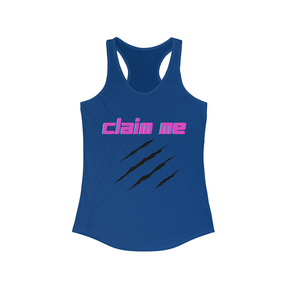 Thumbnail: Claim Me Werewolf Marks Racerback Tank