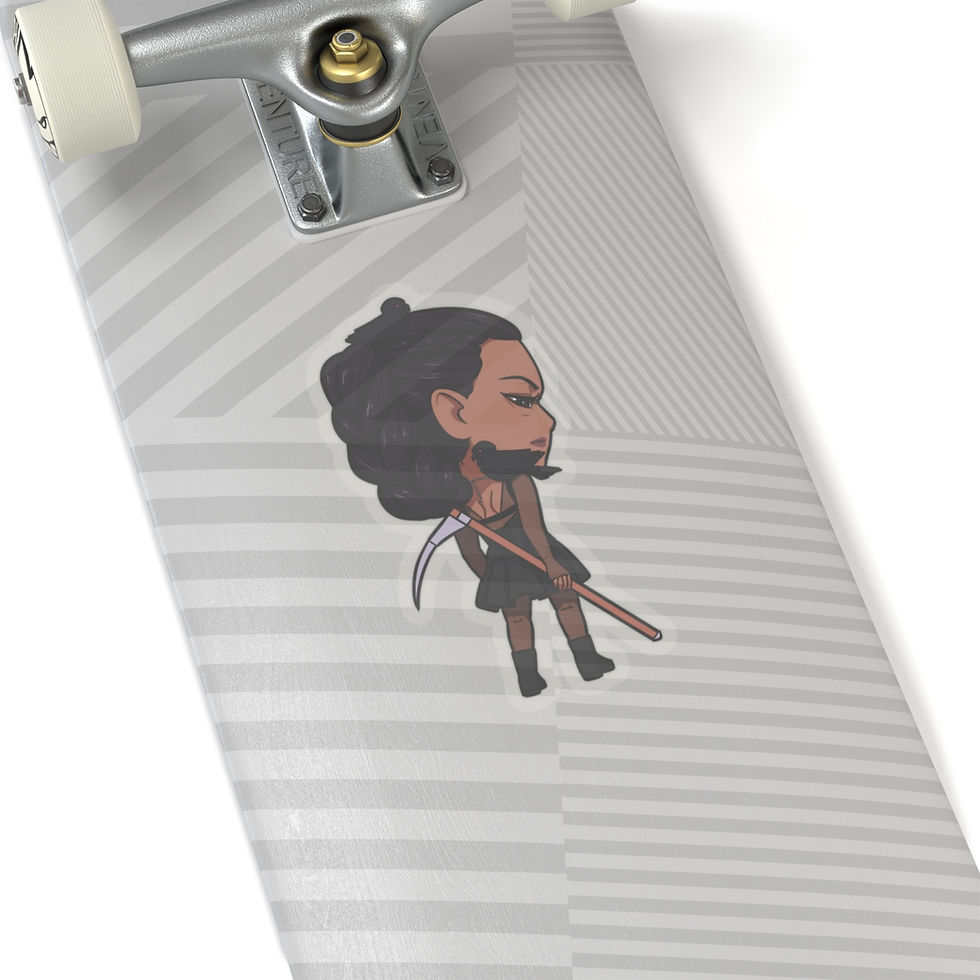 Thumbnail: Monster Academy - Loralie Reaper - Kiss-Cut Sticker