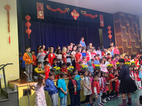 shaolin kung fu Performance at Elementary school