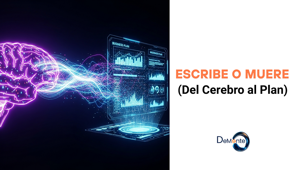 De la mente al plan: por qué escribir tu estrategia ya no es opcional