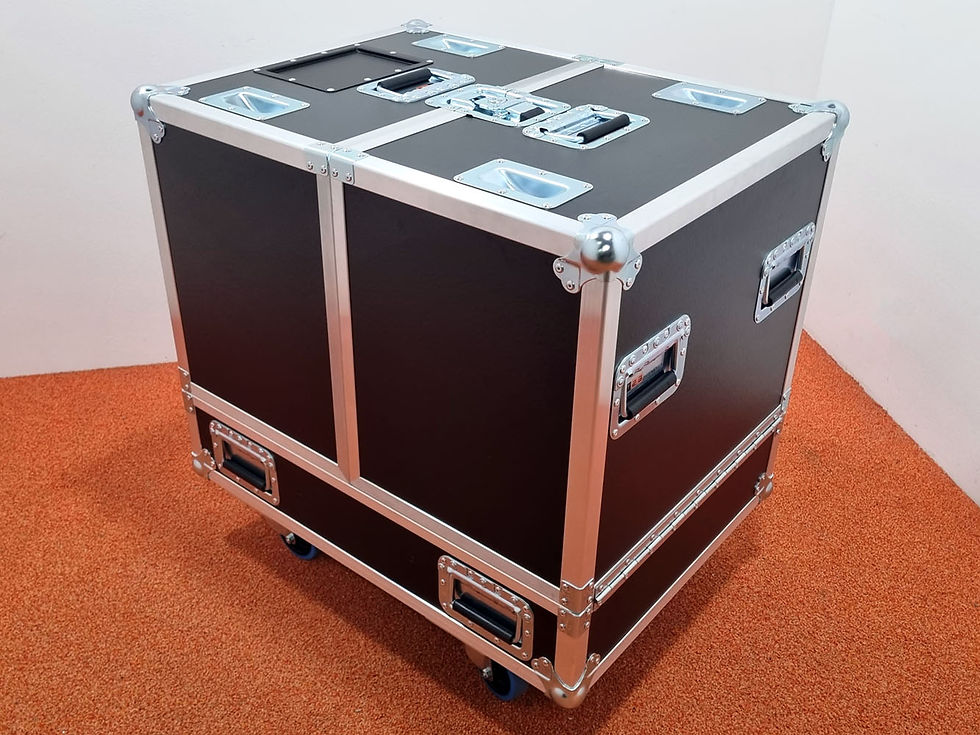 Thumbnail: Klap flightcase QSC E110 speaker + rigging