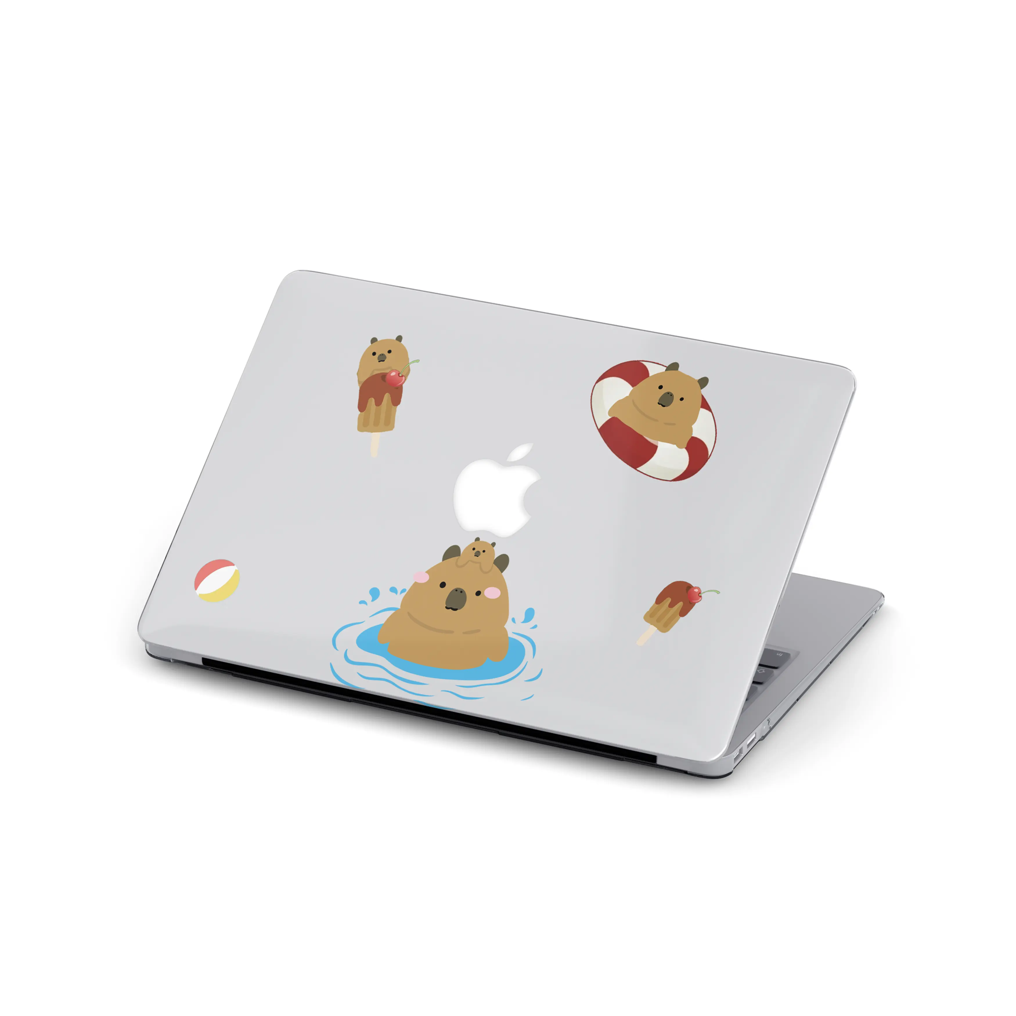 【夏日水豚君】透明MacBook保護殼