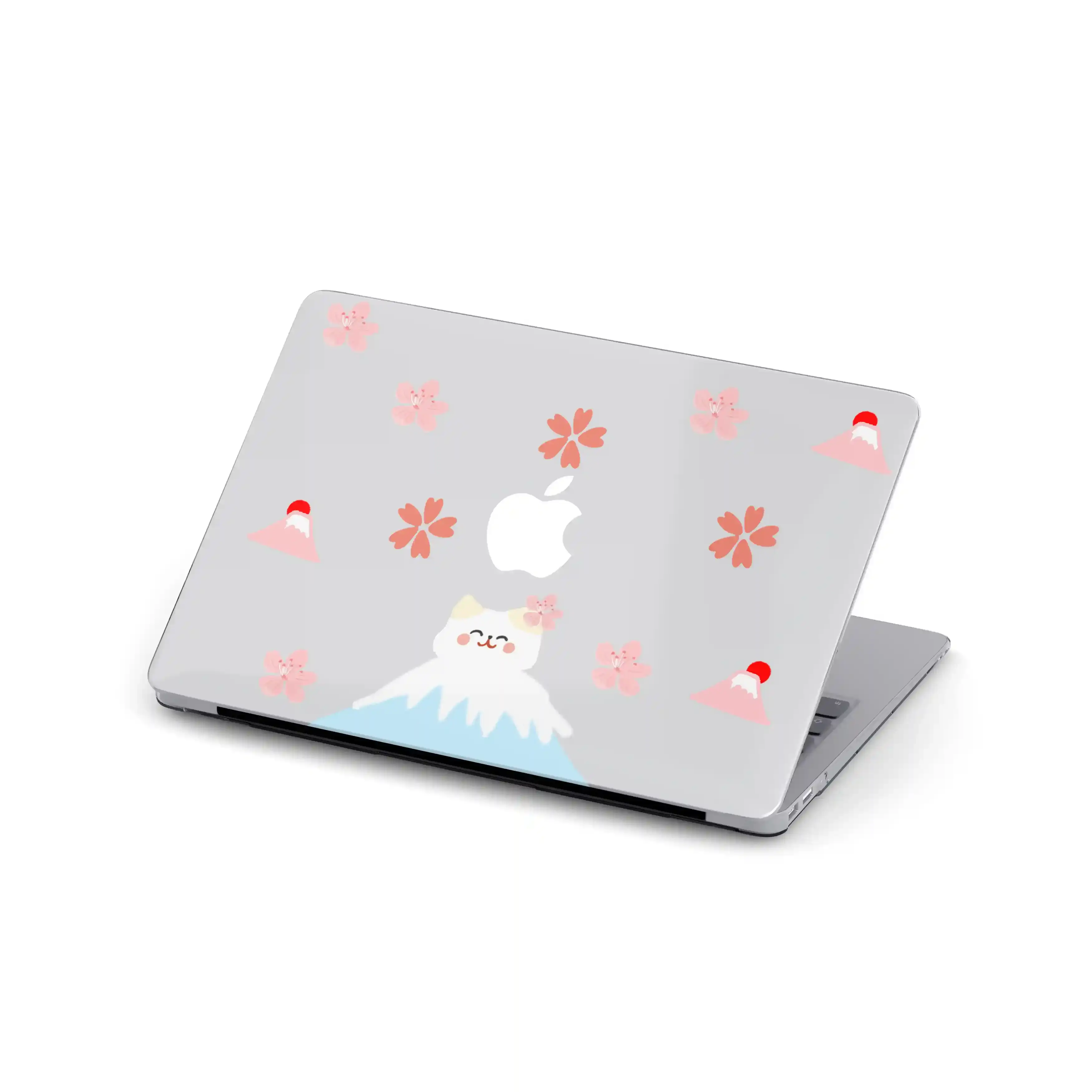 【富士山貓】透明MacBook保護殼