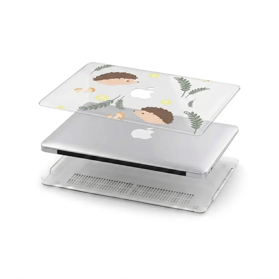 縮圖：【微光刺蝟】透明MacBook保護殼