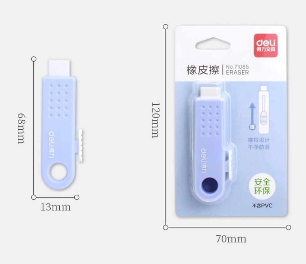 Thumbnail: Deli 學生用推拉式橡皮擦紙膠 五個裝