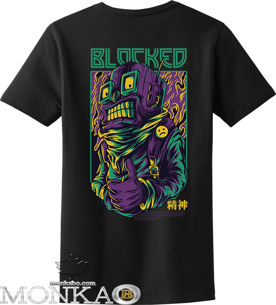 T Shirt 漫畫系列【精神】Monkabo.com 香港品牌