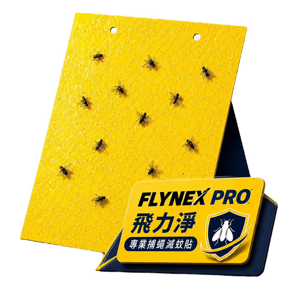 縮圖：飛力淨 專業捕蠅滅蚊貼 (每包20張) FLYNEX PRO Professional Fly Trap Sticker (20Sheets)