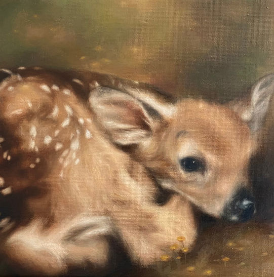 deer painting