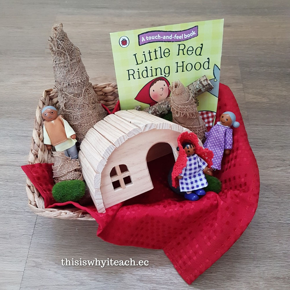 How to create a story basket that will engage young minds. Tips and Tricks.