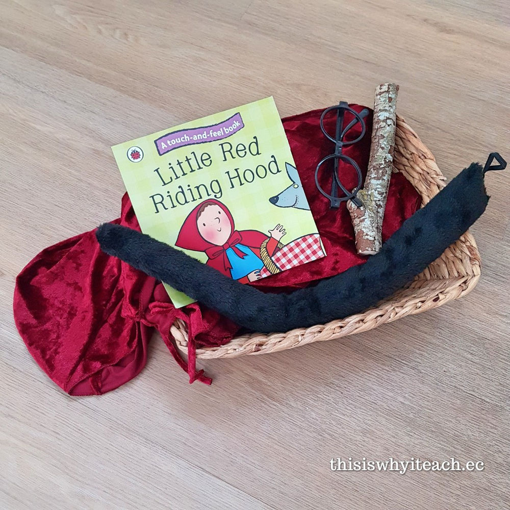 How to create a story basket that will engage young minds. Tips and Tricks.