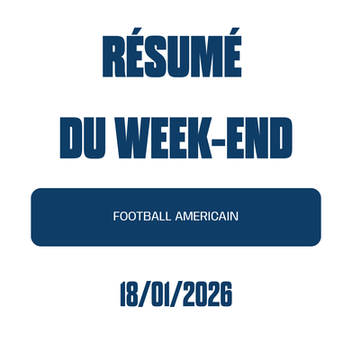 Résumé du week-end - 18/01/2026