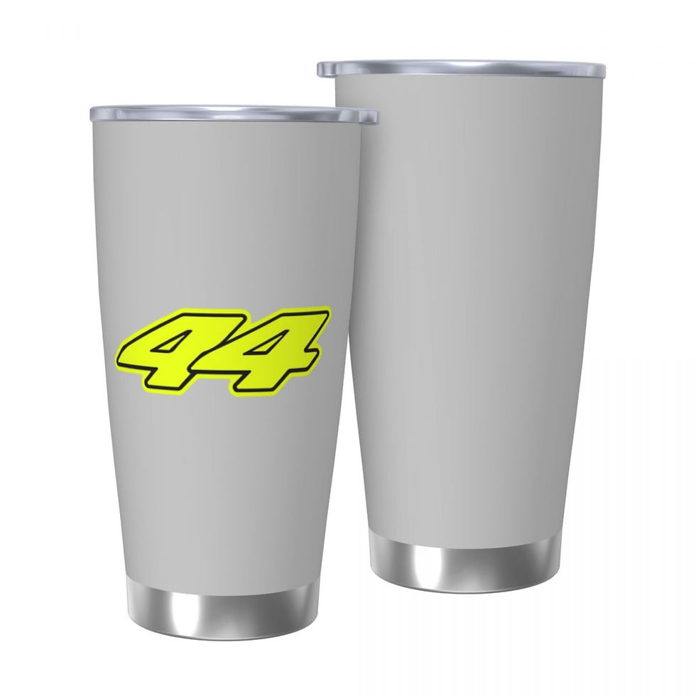 Miniatura: Lewis Hamilton Season Number 44 Sticker Stainless Steel Tumbler Vacuum Insulated