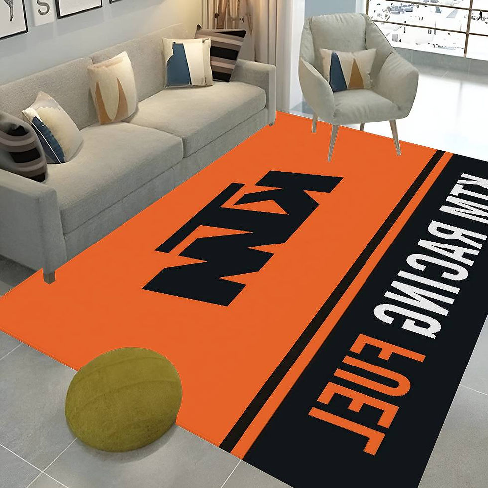 Miniatura: Tapete KTM Racing para Porta, Sala e Garagem