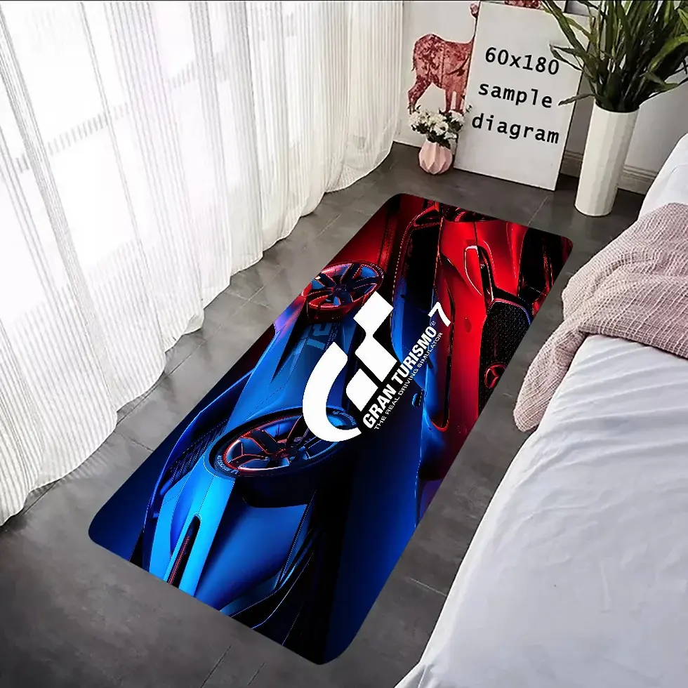 Miniatura: Tapete Decorativo Gran Turismo para Quarto e Sala