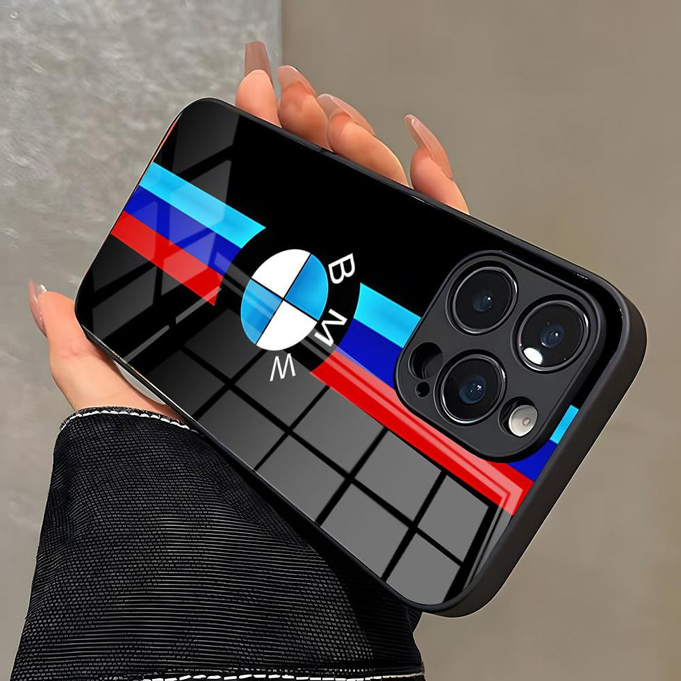Miniatura: Capa para iPhone com Design Esportivo Azul e Vermelho