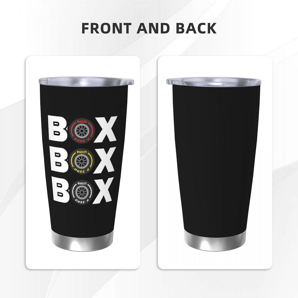 Miniatura: Box Box Box F1 Stainless Steel Tumbler Vacuum Insulated Mugs Thermal Cold Cups S