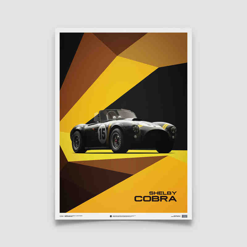 Miniatura: Pôster Retrô de Automobilismo em Canvas para Sala e Garagem