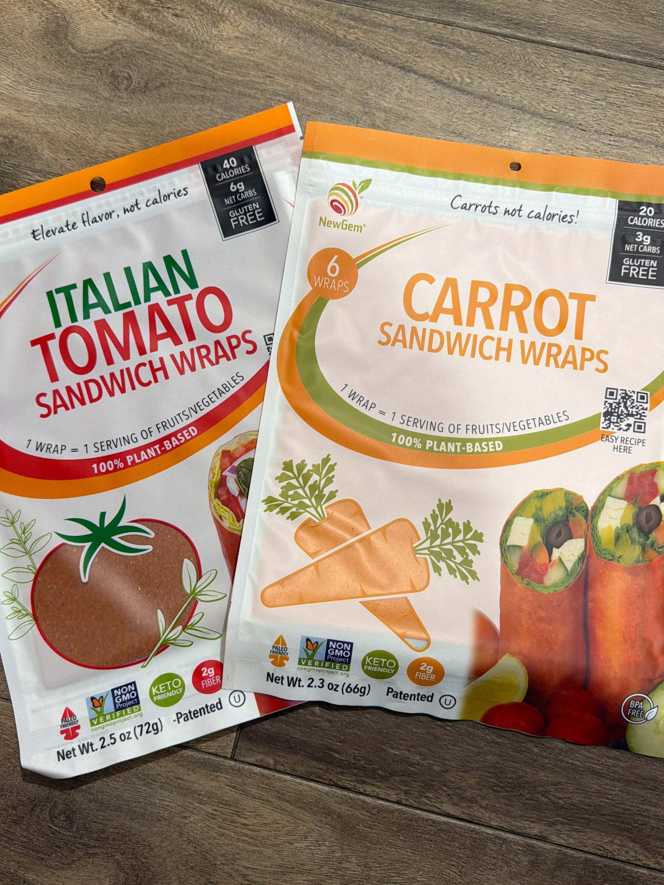 New Gem Veggie Wraps