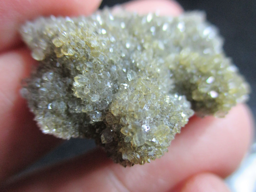 Miniature : Quartz (Druse), Herkimer