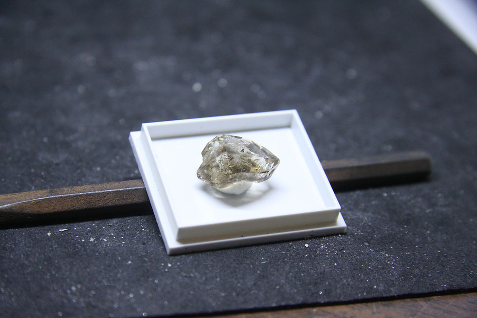 Quarz "diamant", CapDiamant, Québec