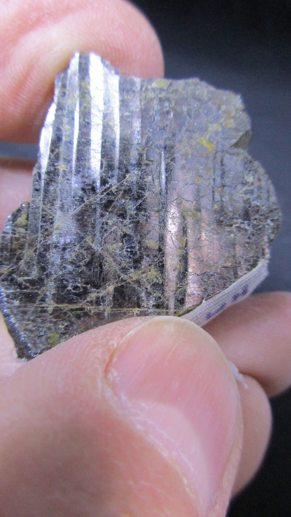 Miniature : Hypersthène maclé / Jonquière